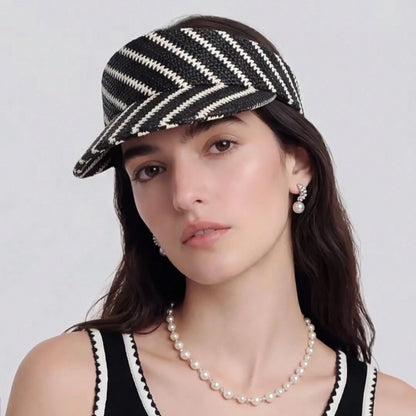 Women Woven Summer Cap