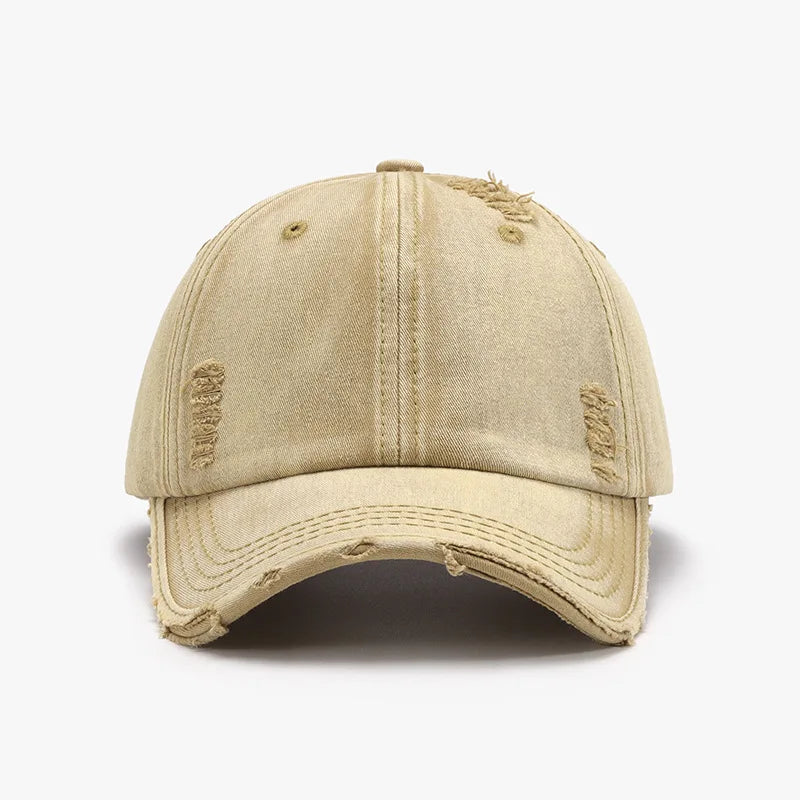 Spring And Autumn Washed Distressed Unisex Baseball Cap