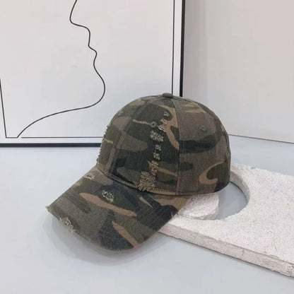 Unisex Trendy Camo Baseball Cap Vintage