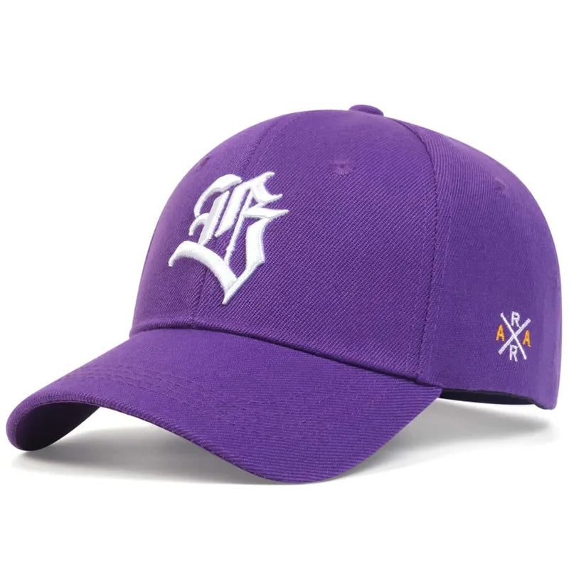 Unisex Gothic Letter Geometric Embroidery Baseball Caps