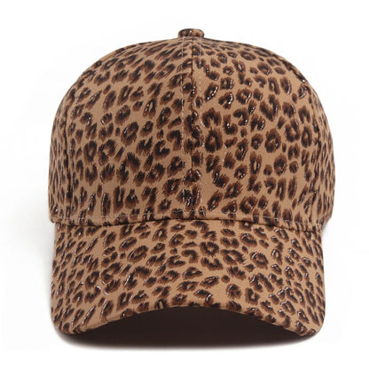 Summer New Women Baseball Cap Fashion Leopard Print Snapback