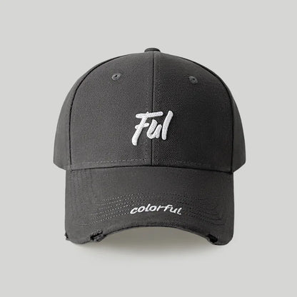 Women's Casual Versatile Broken Hole Hardtop Baseball Cap Men's