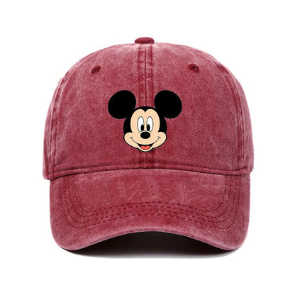Unisex Mickey Mouse Print Kawaii Baseball Cap Wear Men Women Caps