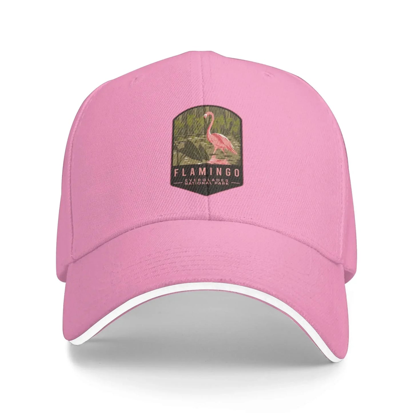 Everglades National Park Flamingo Summer Baseball Caps Women  Adult Male