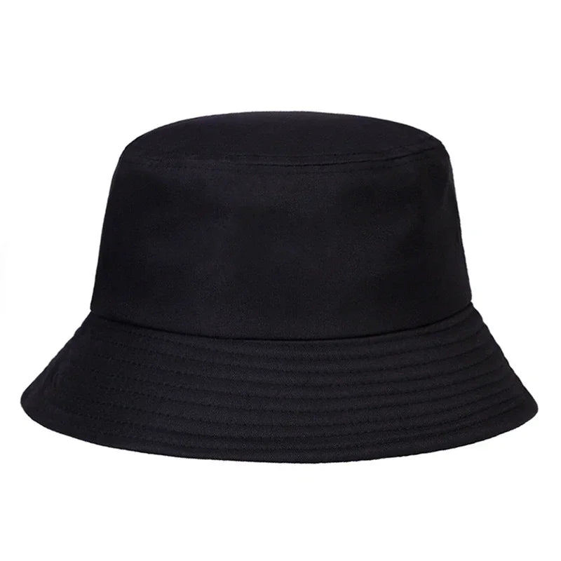 Unisex Panama Bucket Hat Brooklyn Leather Label Fisherman Hat