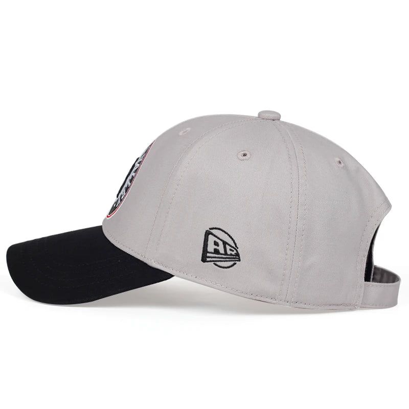 Cotton Baseball Cap California Letter Embroidered Women