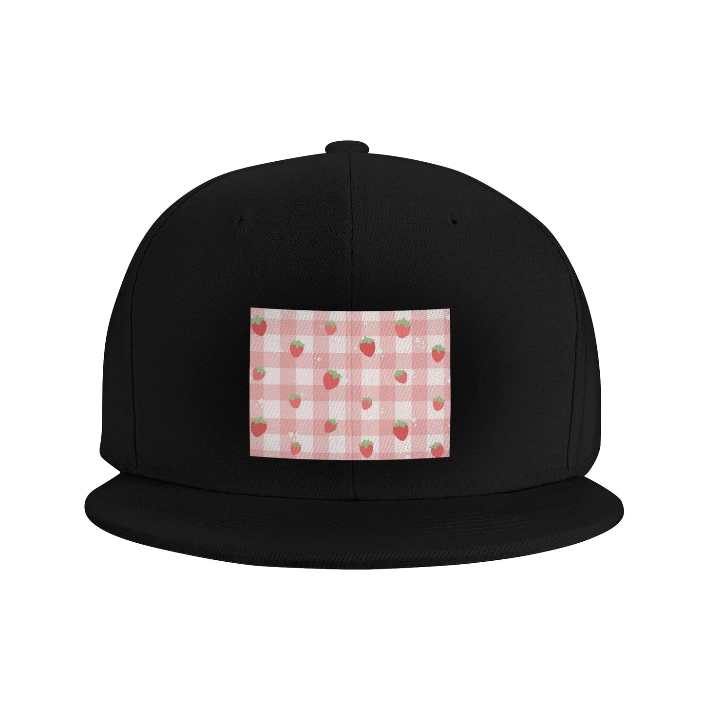 Strawberry Plaid Baseball Caps Snapback Fashion Baseball Hats