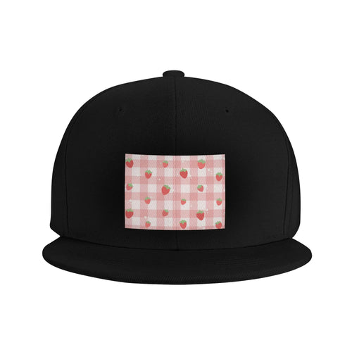 Strawberry Plaid Baseball Caps Snapback Fashion Baseball Hats