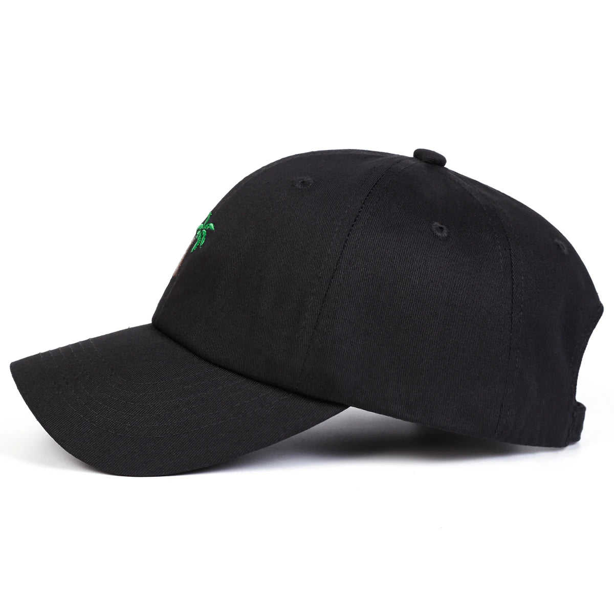Unisex Coconut Tree Embroidery Baseball Caps