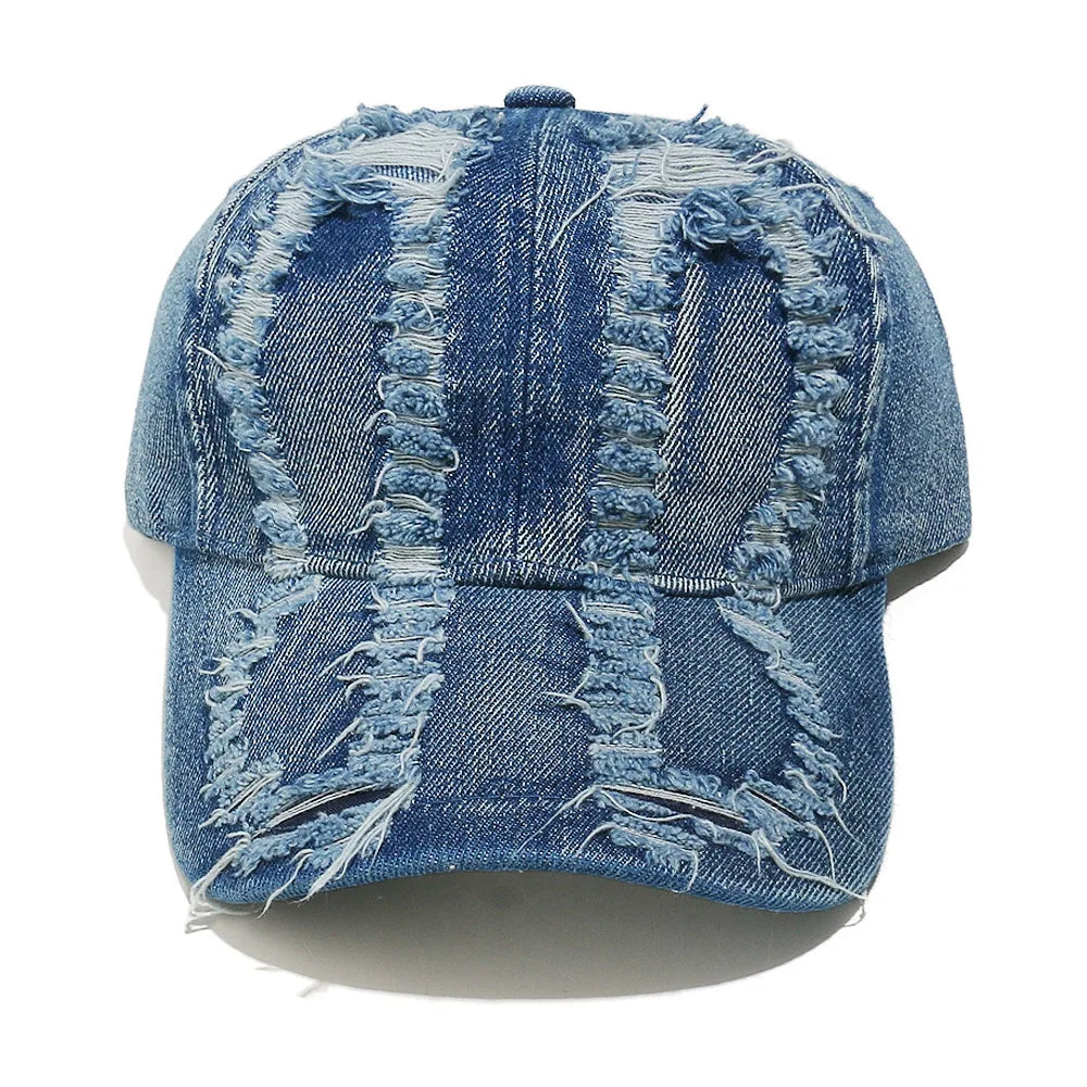 Custom Warm Classic Denim Sports Hiphop Caps Unisex