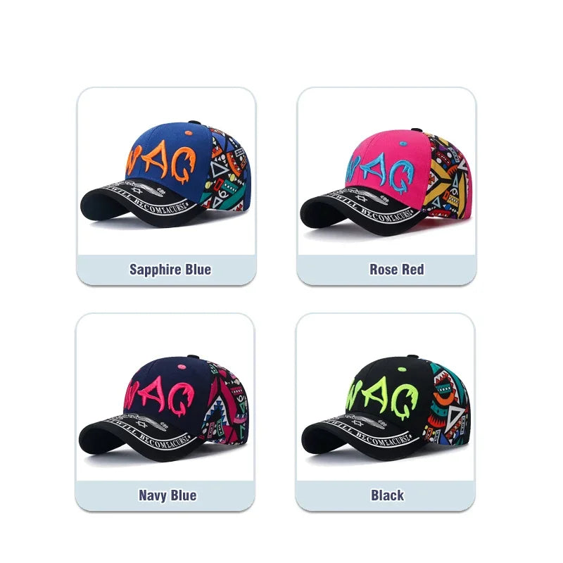 New Casual Fashion Letter Embroidery Printing Baseball Cap Outdoor