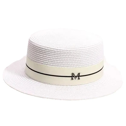 Women's Spring And Summer British Houndstooth Top Hats