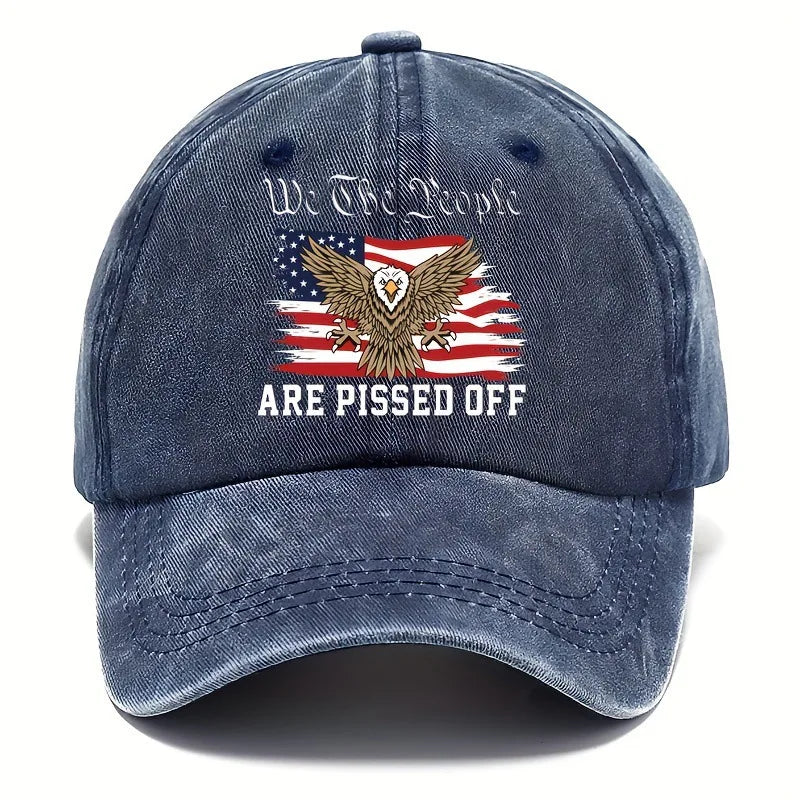 Eagle Print Pattern Street Retro Baseball Cap