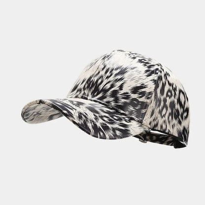 Four Seasons Polyester Leopard Print Casquette Baseball Cap