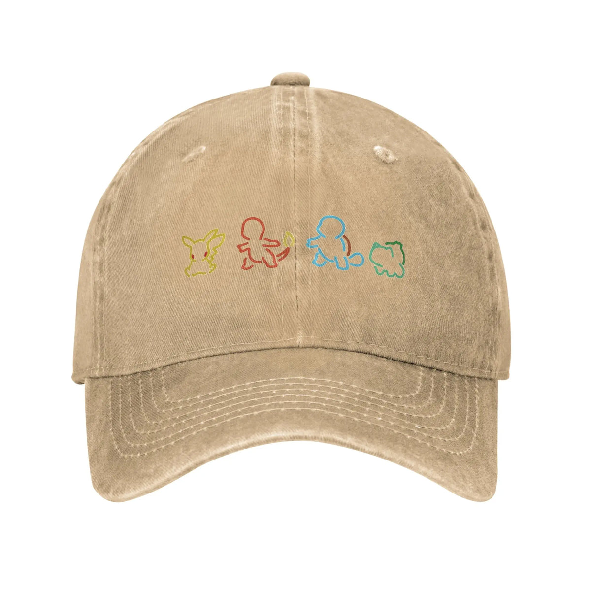 Casual Pokemons Pikachu Bulbasaur Baseball Caps