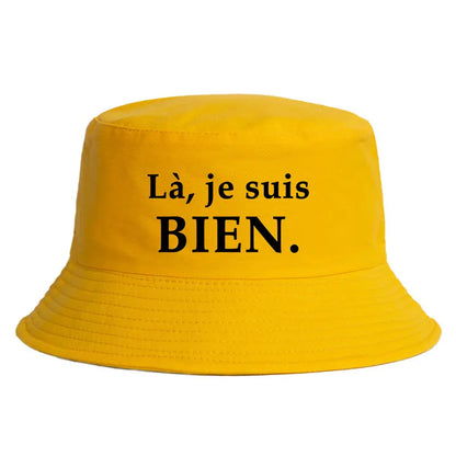 France Print Bob Reversible Bucket Hats Men Women