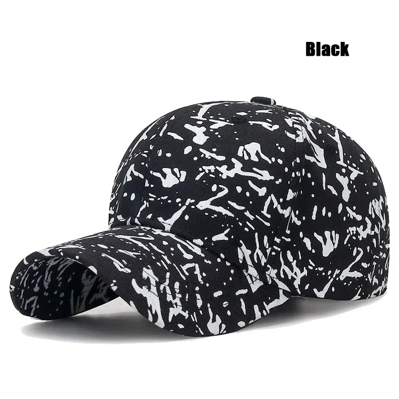 5 Colors New Fashion Youth Unisex Graffiti Style Sunshade Baseball Cap Men Women