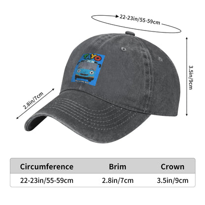 Tayo The Little Bus Denim Cap Casual Baseball Caps