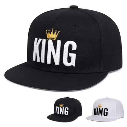Unisex Crown King Embroidery Hip-Hop Hats