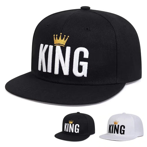 Unisex Crown King Embroidery Hip-Hop Hats