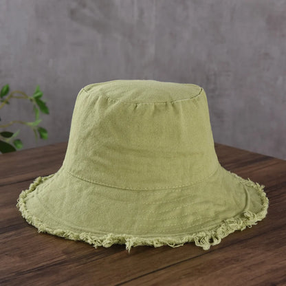 Fashion Foldable Burrs Bucket Hat for Women Men