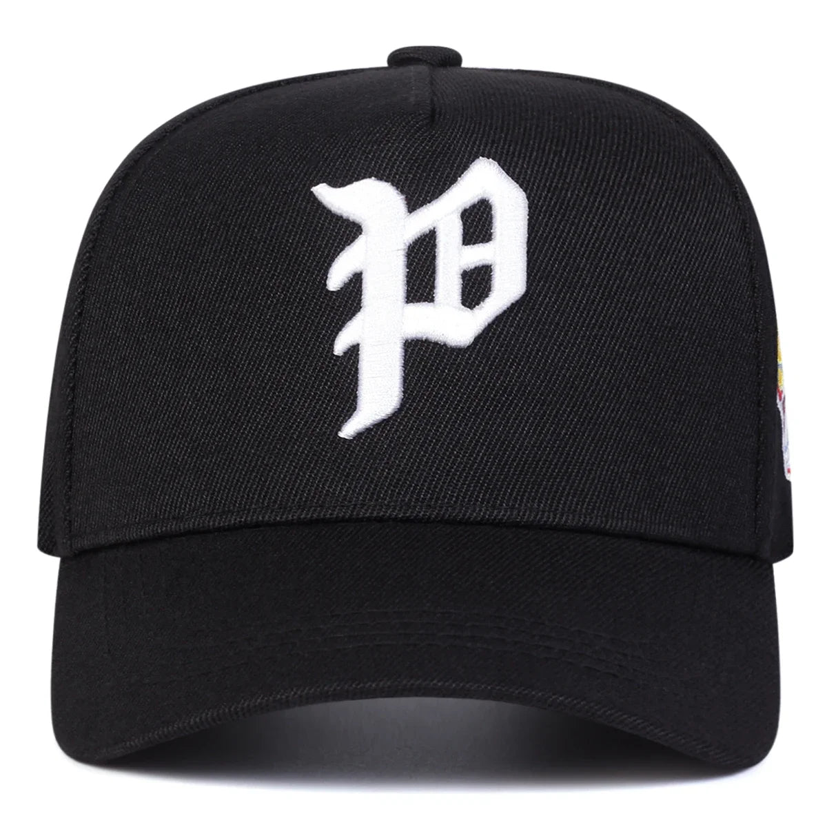 Unisex Gothic P Letter Embroidery Baseball Caps