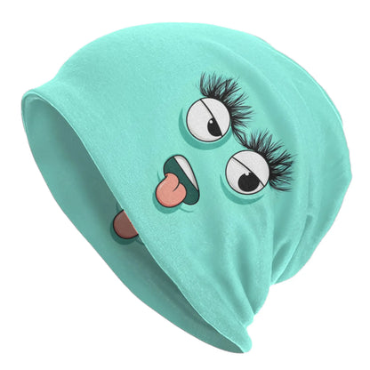 Funny Expression Bonnet Hat Knitted Hats Men Women