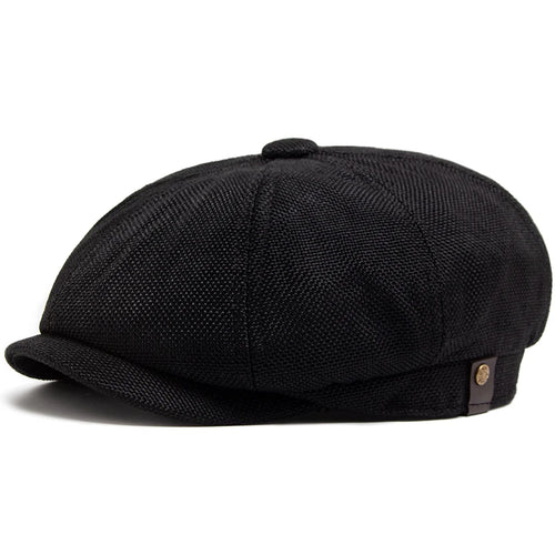 New Vintage Newsboy Caps Summer Linen Beret Men Women