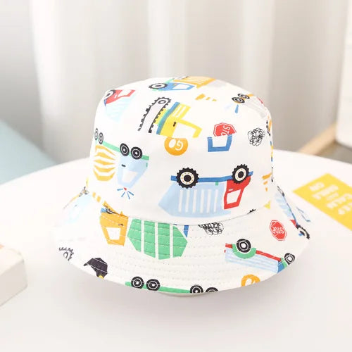 2-4 Years Summer Baby Hat Kids Cotton UV Protection Sun Cap Children