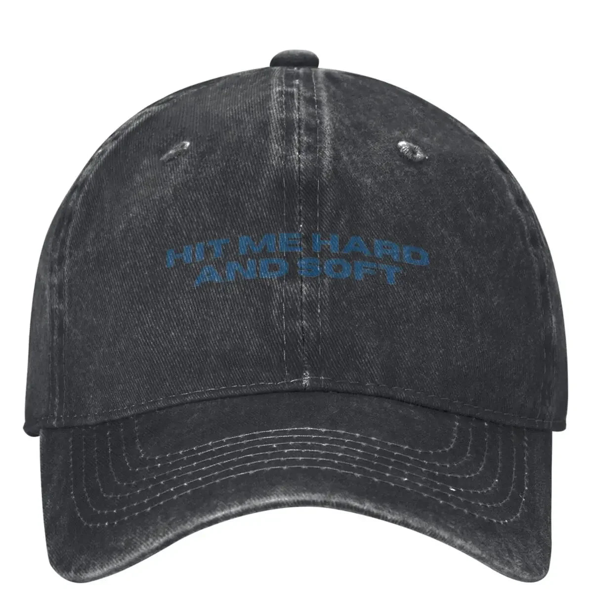 Classic Hit Me Hard And Soft Billies Baseball Caps Unisex Style Distressed Cotton