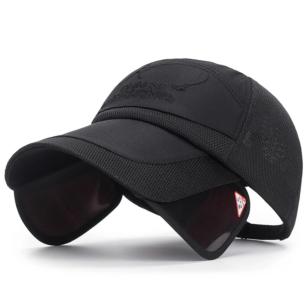 Summer Outdoor Fishing Sunscreen Baseball Cap Men's