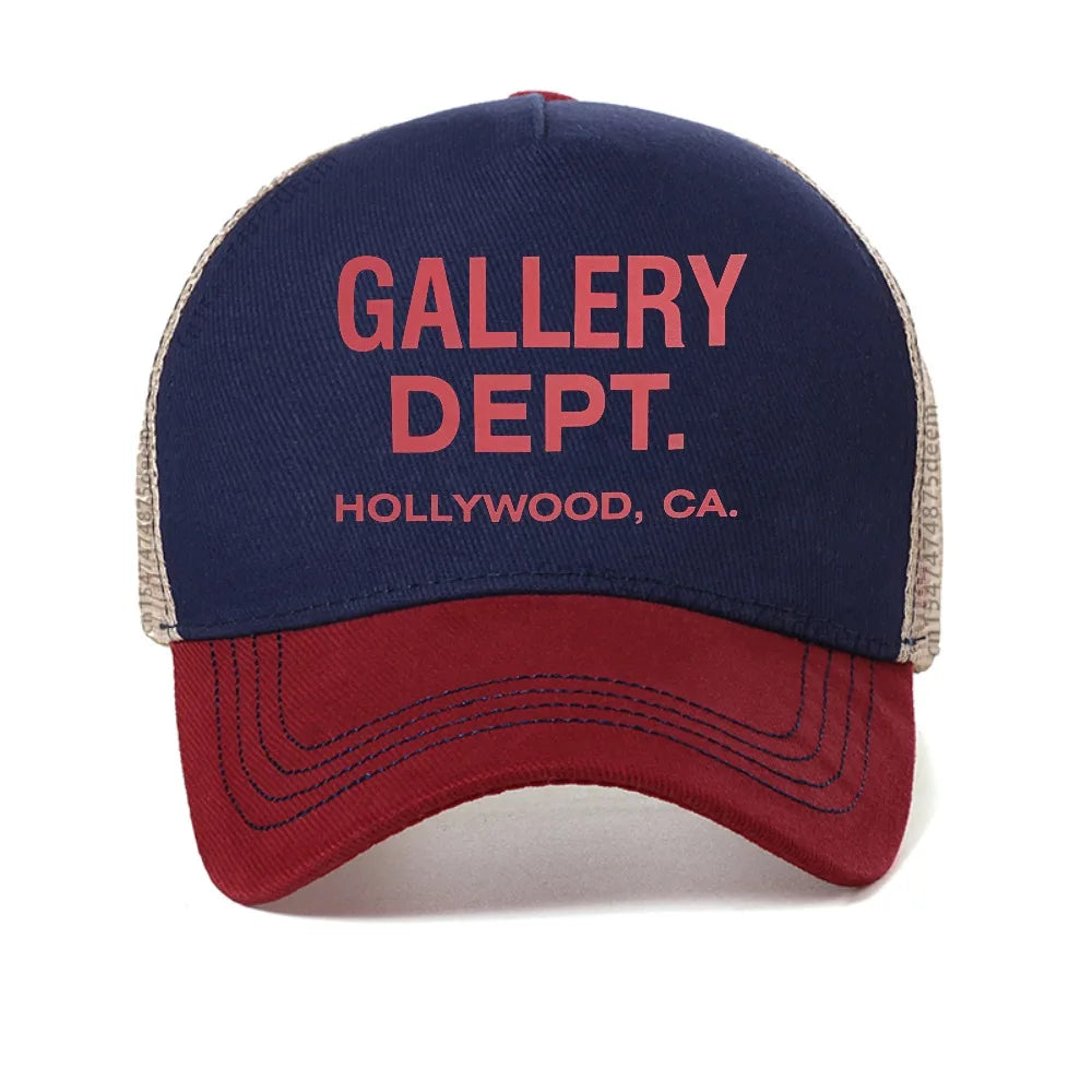 Gallery Dept Print Baseball Cap Vintage Streets Fashion Casual Hats Summer