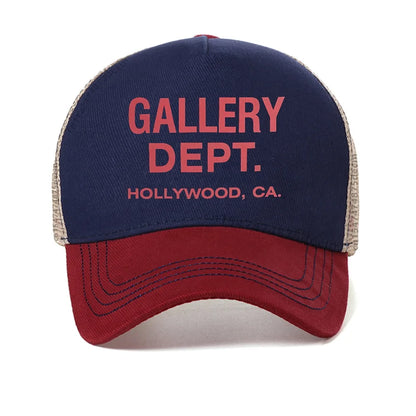 Gallery Dept Print Baseball Cap Vintage Streets Fashion Casual Hats Summer
