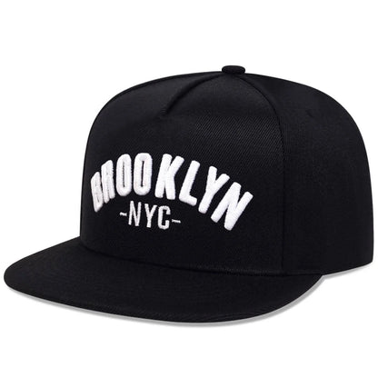 Unisex Brooklyn Embroidery Hip-Hop Hats Outdoor Adjustable Casual Baseball Caps