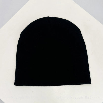 New Men Women Color Block Jacquard Cross Star Knitted Hats