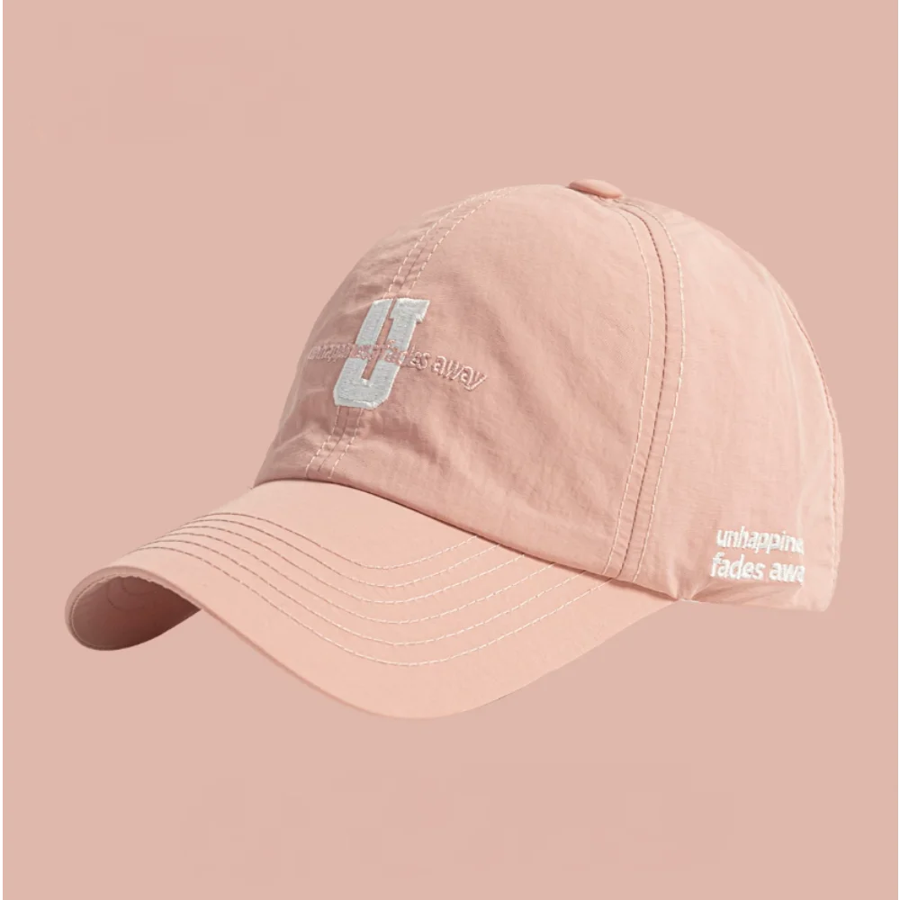 Baseball Cap Curved Brim Mesh Waterproof Embroidery Letter Hat