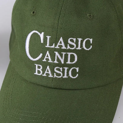 Fashion Letter Embroidery Baseball Caps