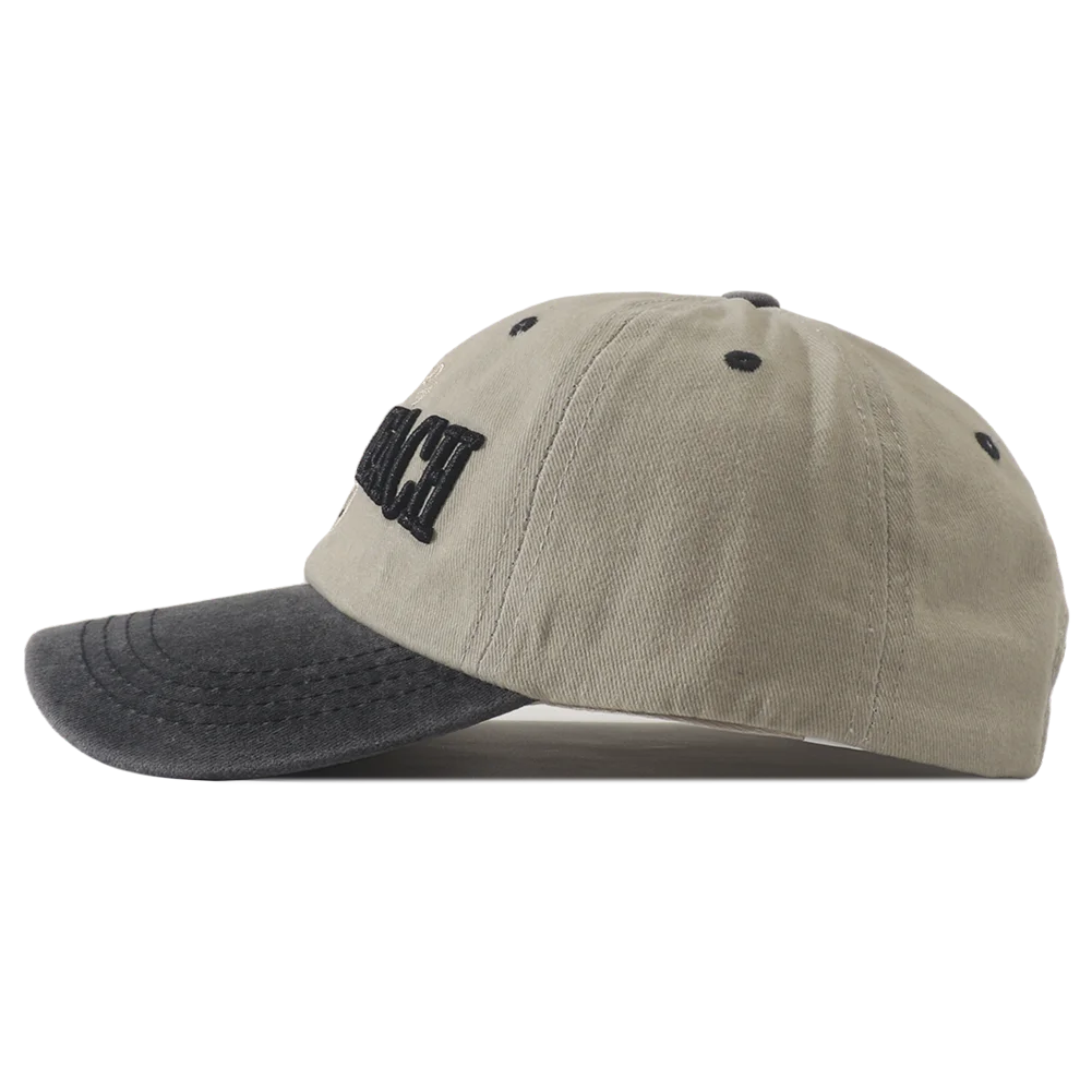 Miami Beach Letter Embroidered Baseball Cap Hip Hop