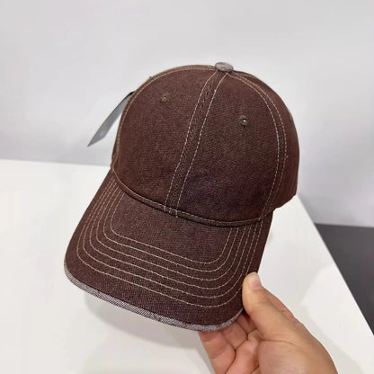 Cross-Border Classic Washed Denim Baseball Cap