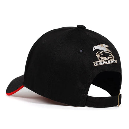 High Quality Men's Baseball Cap Embroidered Skull Snapback Hat