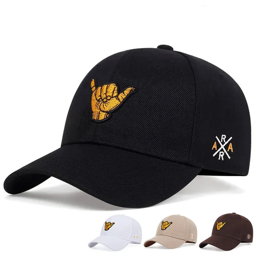 Finger Baseball Cap Outdoor Sports Cotton Embroidery Baseball Cap