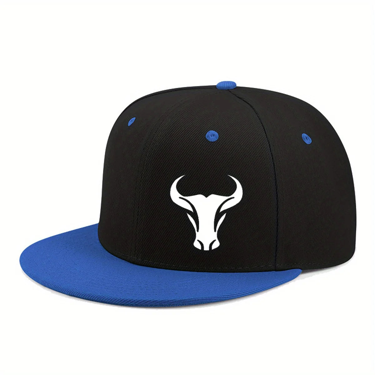 Bull Patterned Baseball Cap For Both Men's And Women's For All Seasons