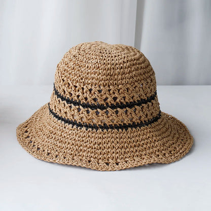 2024 Women Straw Hats Crochet Hat Bucket Hat