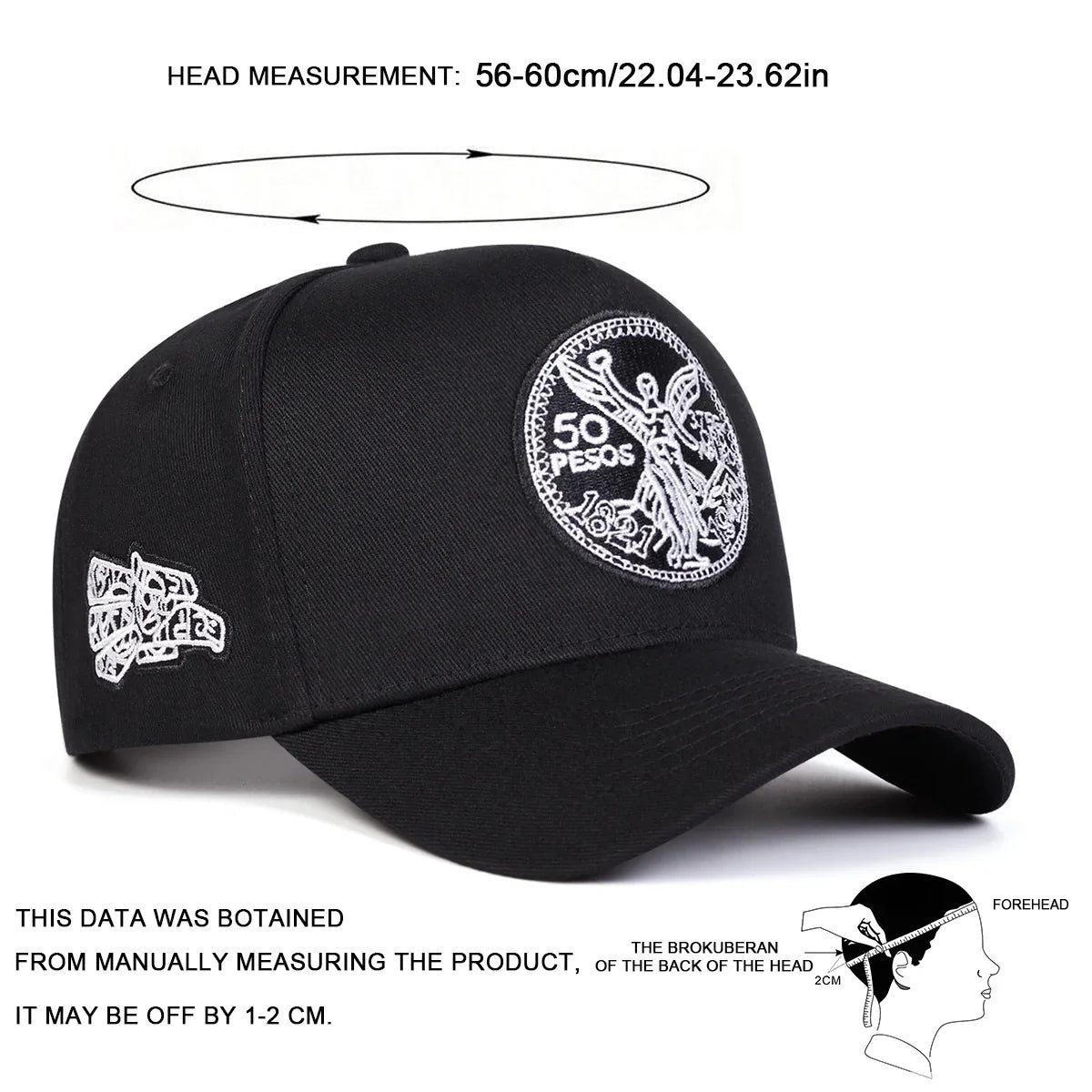 Unisex Goddess of Victory Embroidery Baseball Caps Spring and Autumn