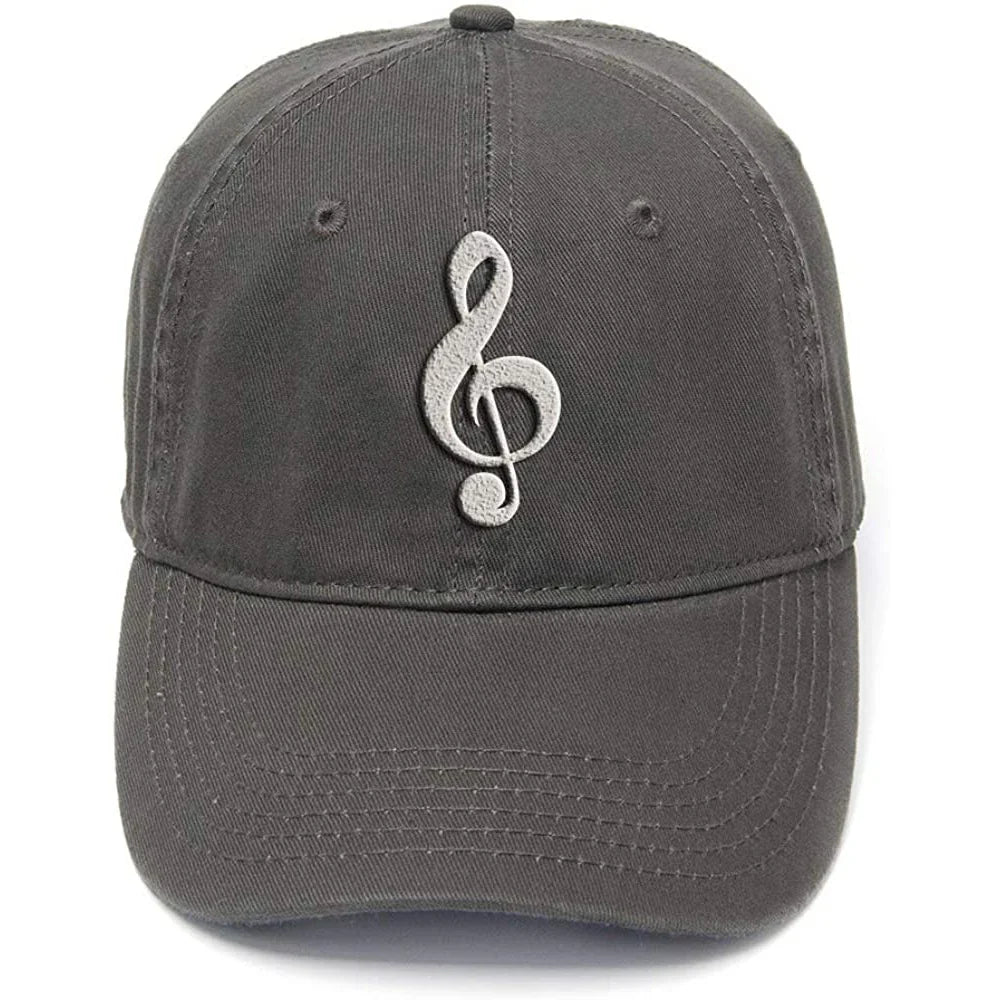 Lyprerazy Music Note Washed Cotton Men Women