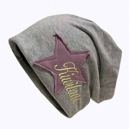 Cotton Knitted Cold Hat Female Internet Celebrity Versatile College Style Pile Hat