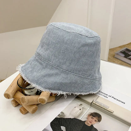 Irregular Brim Cowboy Caps for Women
