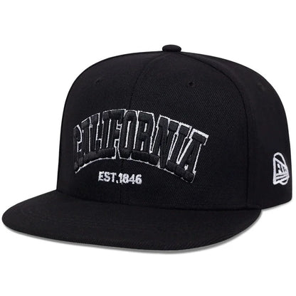 Unisex Letter Embroidery Hip-hop Hats Spring And Autumn