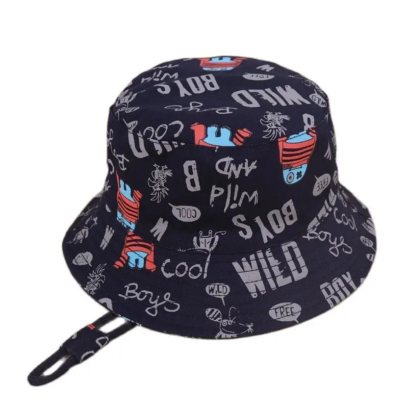 Children Panama Hat Spring Summer Baby Fisherman Hat For Boys Girls Bucket Hats