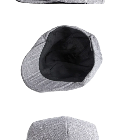 Men Women Cotton Flat Cap Summer Ivy Gatsby Newsboy Beret